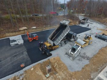 Asphalt parking lot in Cranberry, PA